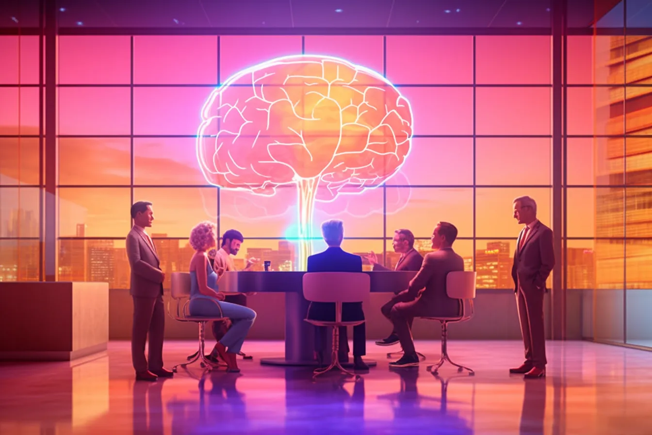 AI-generated vision of a future go-to-market team